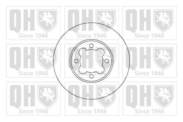 QUINTON HAZELL Тормозной диск BDC3604